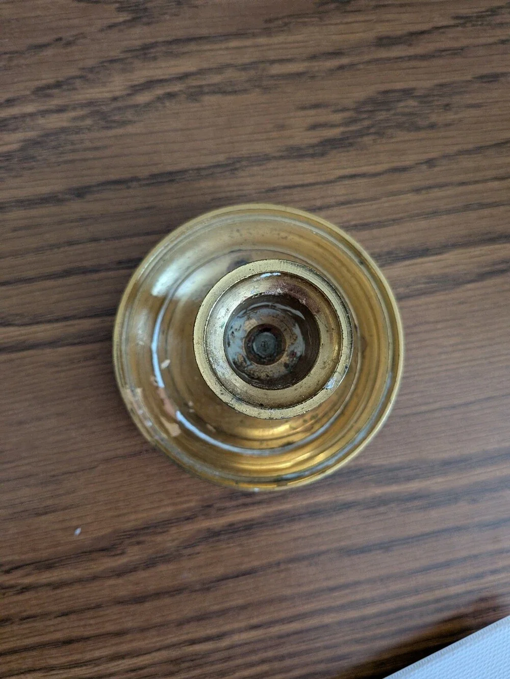 Vintage Solid Brass Candle Holder